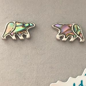 Wild Pearl Polar Bear Earrings. Never Used!!